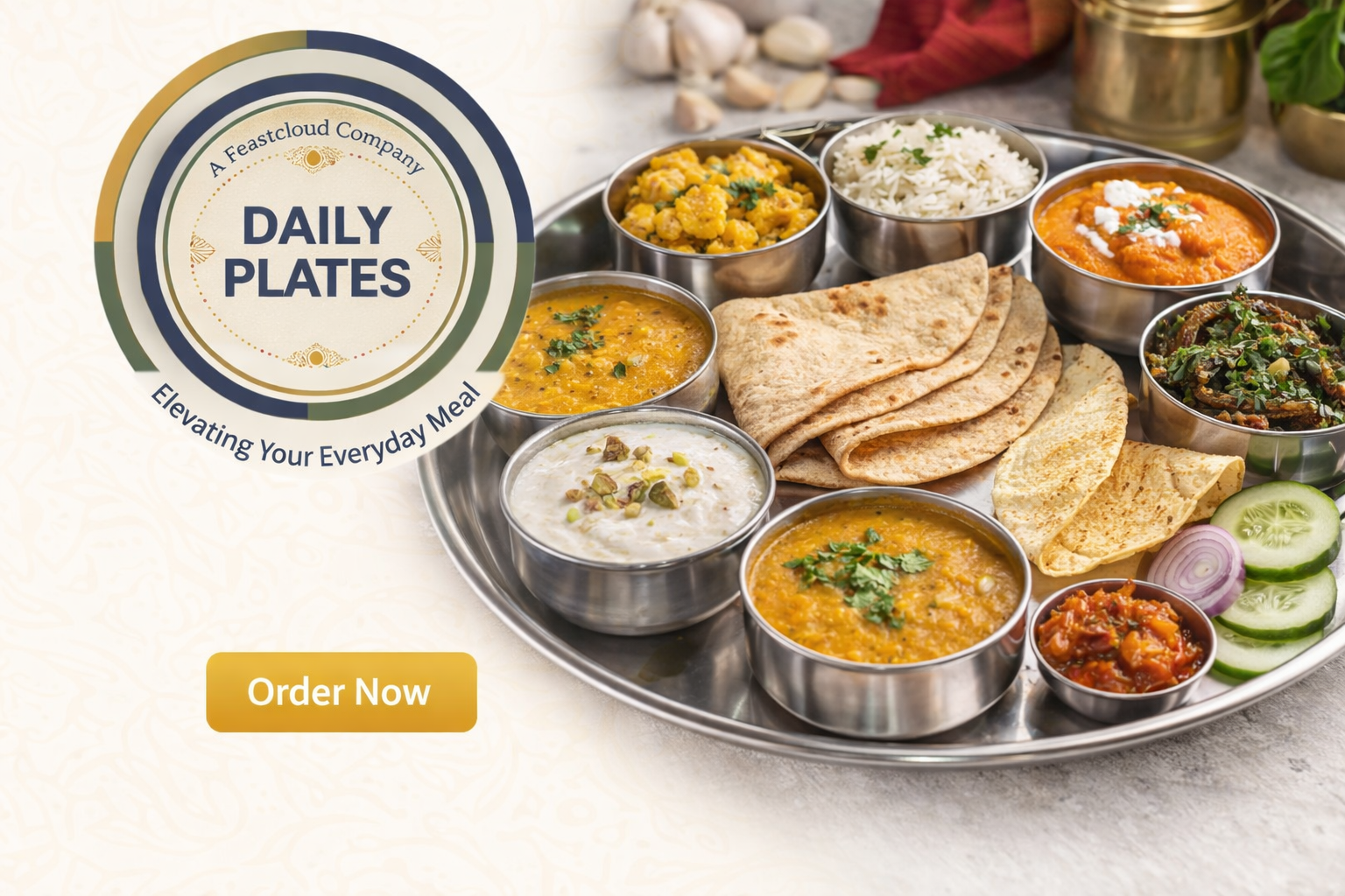 Daily Plates - fresh daily Indian meals and home-style food delivery